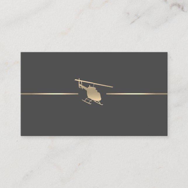 Minimalist Aviation Business Card (Front)