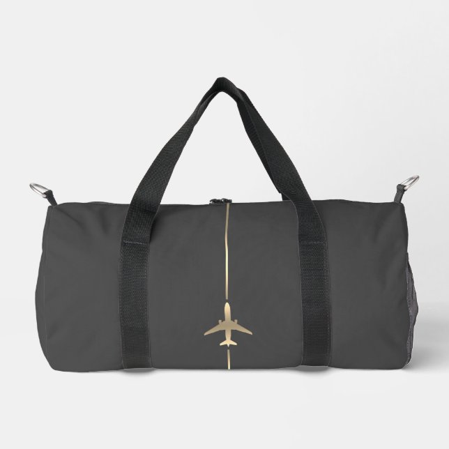 Minimalist Aviation Duffle Bag (Front)