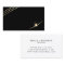 Minimalist Aviation Gold Jet Business Card