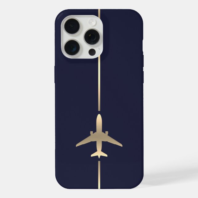 Minimalist Aviation iPhone Case (Back)