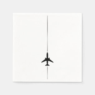 Minimalist Aviation Napkins