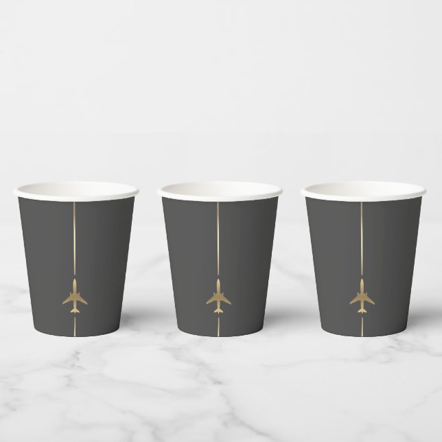Minimalist Aviation Paper Cups (Multi)