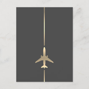 Minimalist Aviation Post Card