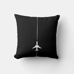 Minimalist Aviation Throw Pillow