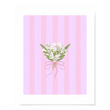 "Minimalist Baby’s Breath Bouquet Poster''