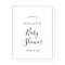 Minimalist Baby Shower Welcome