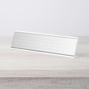 Minimalist Back to School Aesthetic Desk Name Plate