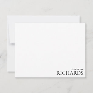 Minimalist Basic Typography Card