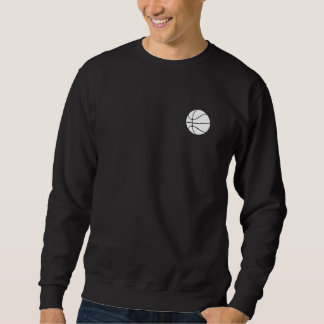 Minimalist Basketball Line Art on Unisex Crewneck  Sweatshirt