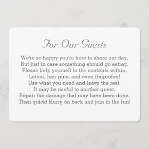 Minimalist Bathroom Basket Sign Invitation