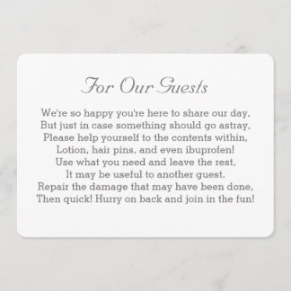 Minimalist Bathroom Basket Sign Invitation