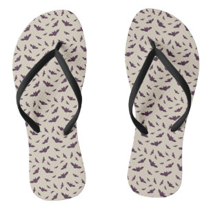 Minimalist Bats Pattern Halloween Blanket Thongs