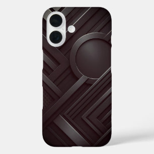 Minimalist Bear Line Drawing iPhone 16 Case