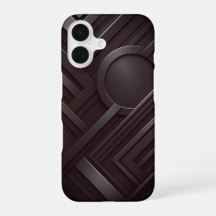 Minimalist Bear Line Drawing iPhone 16 Case