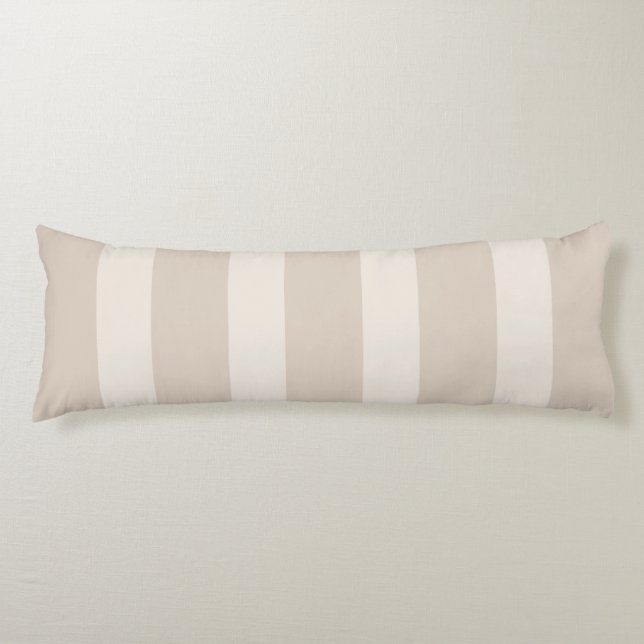 Minimalist Beige Body Pillow (Front)