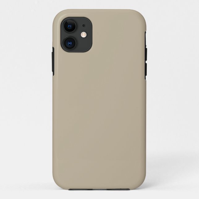 Minimalist Beige Case-Mate iPhone Case (Back)
