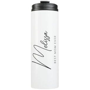 Minimalist Best Mum Ever Thermal Tumbler