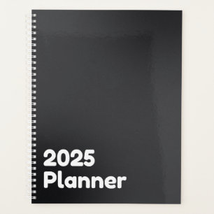 Minimalist Black 2025 Planner
