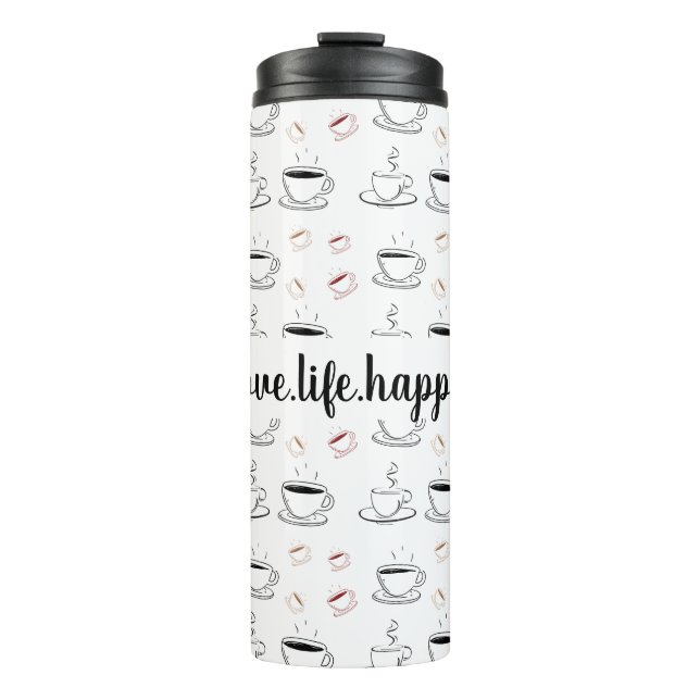 Minimalist Black and White Coffee Mug (Front)