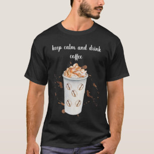 Minimalist Black and White Coffee Mug T-Shirt