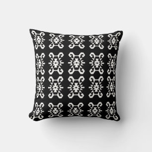 Minimalist Black and White Ethnic Style Cushion