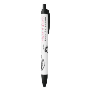 Minimalist Black and White Eyelashes Chic Makeup Ink Pen