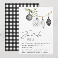 Minimalist Black and White Favourite Things