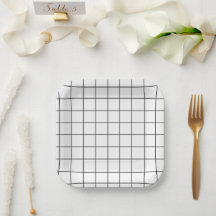 Minimalist Black And White Grid