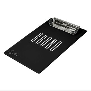 Minimalist black and white modern EMPIRE font Mini Clipboard