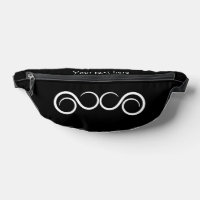 Minimalist Black and White Ornament