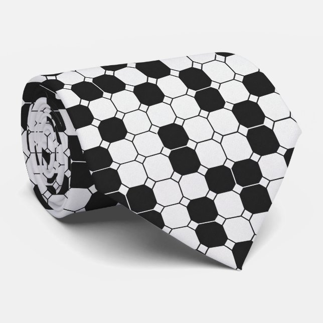Minimalist Black and White Python Snake Skin Tie (Rolled)