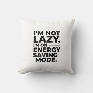 Minimalist Black and White Quote Design – I’m Not Cushion