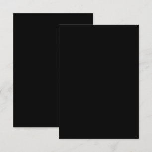 Minimalist Black Cat Silhouette Card