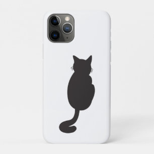 Minimalist Black Cat Silhouette  iPhone 11 Pro Case