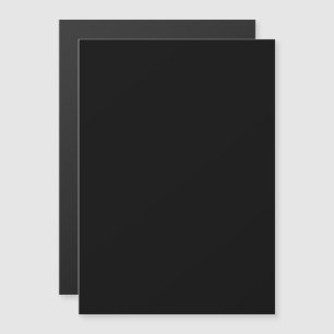Minimalist Black Cat Silhouette Magnetic Invitation