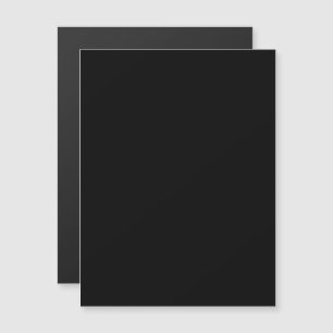 Minimalist Black Cat Silhouette  Magnetic Invitation