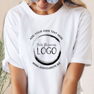 Minimalist Black Circle Logo T-Shirt