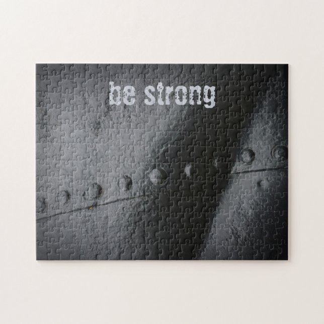 Minimalist black metal  jigsaw puzzle (Horizontal)