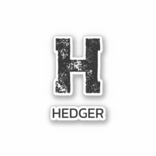 MINIMALIST BLACK ONE LETTER MONOGRAM NAME CLEAR