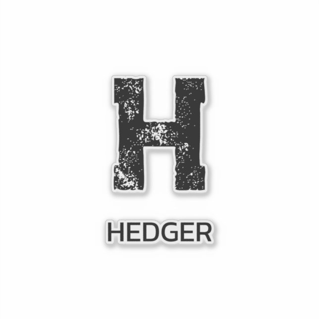MINIMALIST BLACK ONE LETTER MONOGRAM NAME CLEAR (Front)
