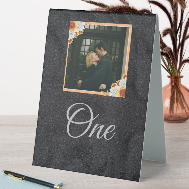 Minimalist Black Photo Elegant Wedding  (In SItu (Table))