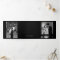 Minimalist black Photo QR Code RSVP wedding