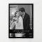 Minimalist black Photo QR Code RSVP wedding