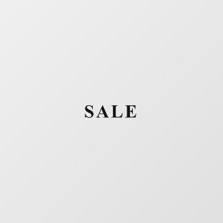 Minimalist Black SALE Business Window Decal