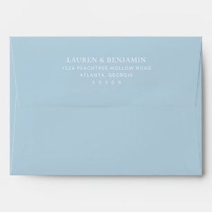 Minimalist Black White Modern Envelope