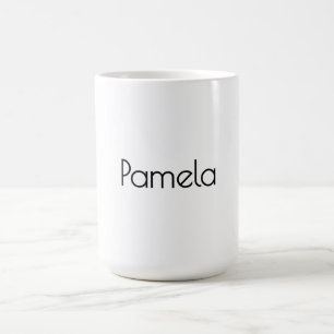 Minimalist Black & White Professional Modern Name Coffee Mug