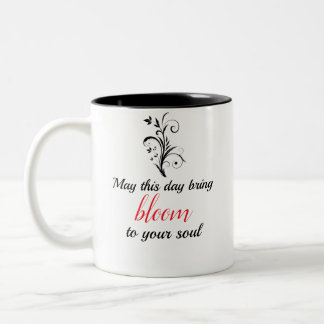 Minimalist Bloom Floral Motivational Coffee Mug