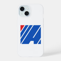 Minimalist Blue and Red Geometric Stripe
