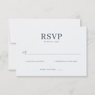 Minimalist Blue Calligraphy Template