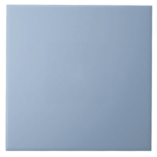 Minimalist Blue Celestial solid colour Ceramic Tile